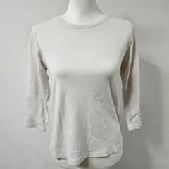 CINEMACLUB ラウンドネック カットソー Honeys M アイボリー