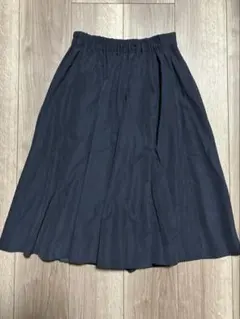 ✨アーバンリサーチROSSO✨リバーシブル フレアスカート ネイビー ✖️グリーン