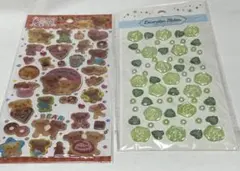 匿名配送/きらきらあめっこシール＋デコシールセット