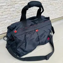 FILA フィラ ボストンバッグ 黒 2WAY ショルダー付のサムネイル