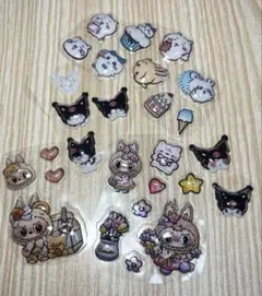 （15）シール　お裾分け　サンリオ　ラブブ　ちいかわ　たまごっち　ディズニー