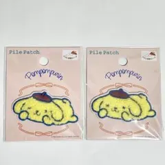 산리오 パイルワッペン シール 2枚 폼폼푸린 シール交換 SANRIO