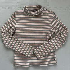 Burberry LONDON バーバリー タートルネック　ボーダー　160A