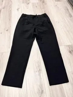 レディース黒 ストレートパンツ ゴムウエストSサイズ