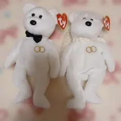 Ty Beanie Baby ウェディング ベア ぬいぐるみ 2体セット - メルカリ