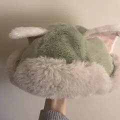 耳付きフリース帽子
