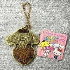 ポムポムプリン　キーホルダー　キラキラ