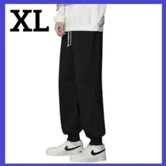メンズ スウェットパンツ 黒 XL ストレート ジョガー スポーツ 在庫限り