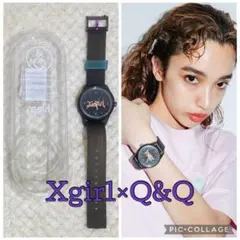 【電池交換不要】X-girl×Q&Q★¨̮コラボレーション ソーラーウォッチのサムネイル