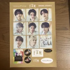 timelesz FAM ステッカー
