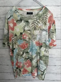 【モード】赤西着　ZARA ザラ　tシャツ　総柄　花柄のサムネイル