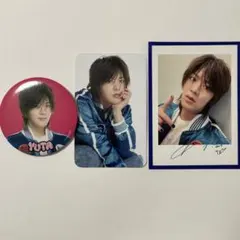 NCT@XYZ ユウタ トレカ 缶バッジ チェキ風フォトカード セット