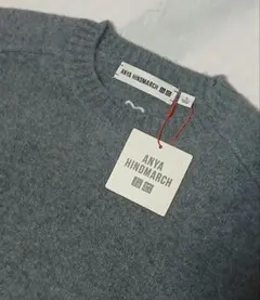 【新品未使用】ユニクロ アニヤハインドマーチ カシミヤセーター S グレー