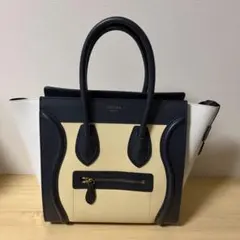 CELINE ハンドバッグ ラゲージ マイクロ　バイカラー　セリーヌのサムネイル
