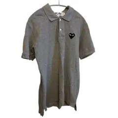 PLAY COMME des GARCONS ポロシャツ グレー - メルカリ