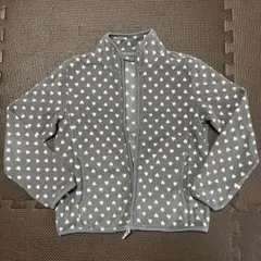 UNIQLO ハート柄 フリースジャケット 130