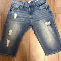 Nylaus メンズ デニムパンツ ハーフパンツのサムネイル