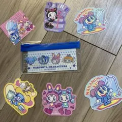 マツキヨ　ナルミヤ　ステッカー6枚、リップケース