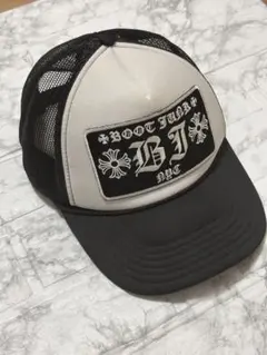 BOOT JUNK メッシュキャップ ブラック ホワイト