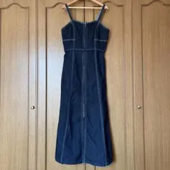 AZUL デニムジャンパースカート