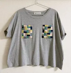 l'atelier du savon　パッチワークTシャツのサムネイル
