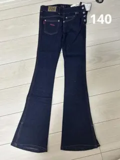 RONI JEANS ダークデニム フレアパンツ 140のサムネイル