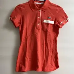 LACOSTE 半袖ポロシャツ 34 オレンジ