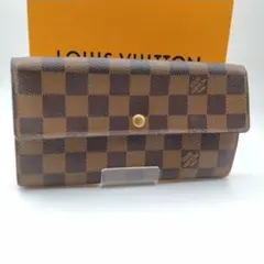 ルイヴィトン　ダミエエベヌ　ポルトフォイユ　サラ