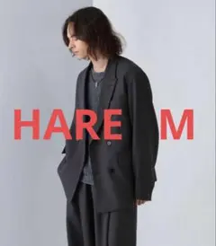 HARE メランジダブルジャケット　M グレーのサムネイル