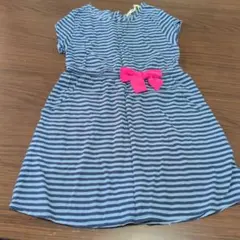 H&M ストライプ 半袖ワンピース 110cm