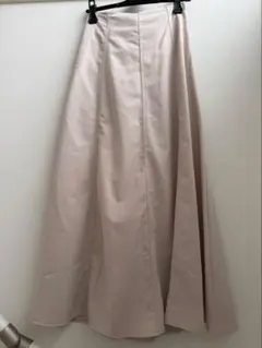 アルシーブ ベージュ ロングスカート