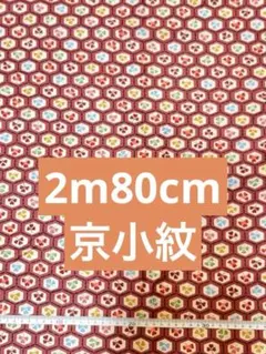 2m 80cm 京小紋　昭和レトロ