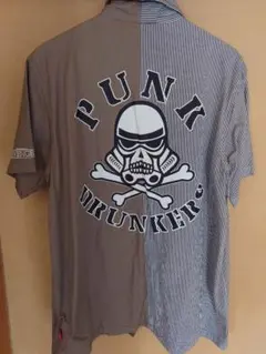 n*j様 PUNK　 DRUNKER 半袖ワークシャツ　サイズ　Ｌのサムネイル