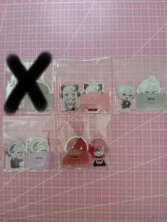 にじさんじチョコエッグクリアスタンドダイカットシール