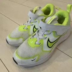 NIKE ナイキ キッズ スニーカー 20.0cm ホワイト ネオンイエローのサムネイル