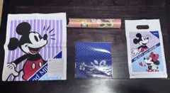 第一生命　ミッキー3点セット　2026年カレンダー　フェイスタオル　クロス　袋