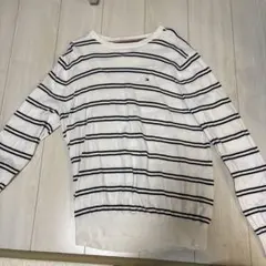 ボーダー柄 長袖セーター