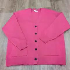 最終値下げ　GLOBAL WORK ピンク Vネック カーディガン M