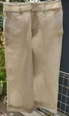 マーガレットハウエル　麻100%ワイドパンツ