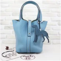 mtoe様専用　エルメス ピコタンロック PM 18 ブルージーン □R刻