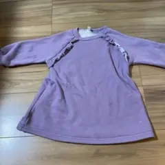 女の子、裏地付き、トレーナー、80サイズ