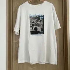 DISCOAT レタリングフォトTシャツ