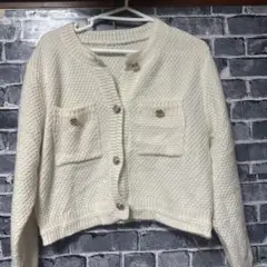 GRL ホワイト カーディガン