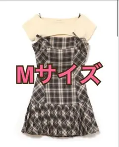 andmary Karen check mini dress ワンピースのみ - メルカリ
