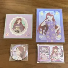 アイカツ　紫吹蘭　缶バッジ　シール　ポストカード　まとめ売り