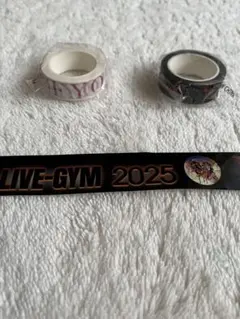 B'z　FYOP ガチャ　マスキングテープ黒、白