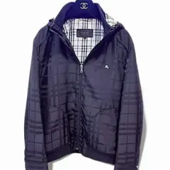 【美品】 BURBERRY BLACK LABEL ノバチェック ホースロゴ