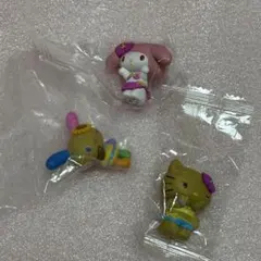 みんなでバカンスフィギュア 日焼け キティ マイメロ ウサハナ