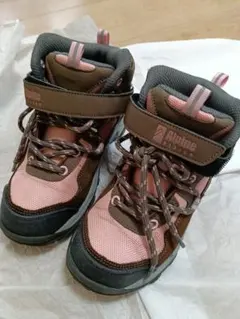 Alpine トレッキングシューズ 20.0cm ピンク/ブラウン　登山靴