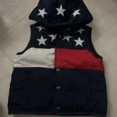 TOMMY HILFIGERのダウンベスト 92cm 星柄